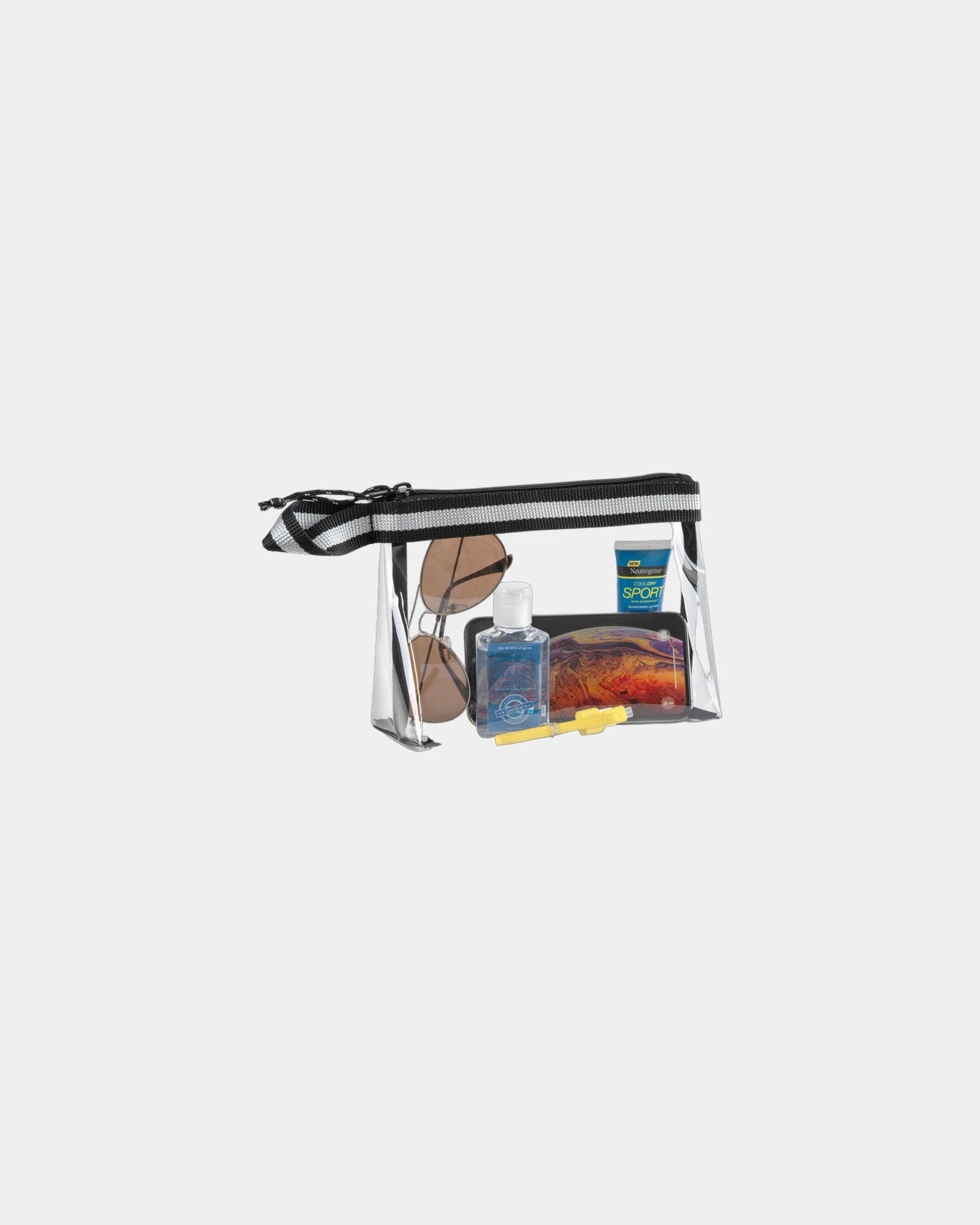 Custom clear TPU zippered pouch stadium bag - 1